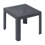 Grosfillex - table basse miami - anthracite - 40x40 - r�sine