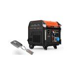 Genergy - groupe �lectrog�ne creta silent rc 7500w inverter monophas� 230v d�marrage t�l�commande