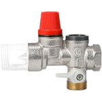 Groupe de s�curit� soupape de surpression unidirectionnelle pour chauffe - eau type 3 / 4 droit