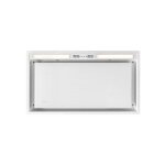 Novy ? groupe filtrant en verre blanc 510 x 290mm ? moteur int�gr� 600m� / h ? �clairage led 3000k ? ...