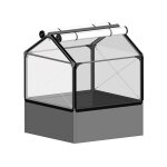 Growcamp - carr� potager premium avec serre basic air longueur 120 cm