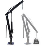 Wiltec - grue de levage pour pick up ou remorque ? charge max. 500 kg ? avec t�te pivotante � 360� et ...