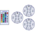 Grundig, lampes led, 34741, set de 3, avec t�l�commande, blanc