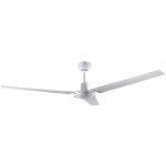 Gsc - ventilateur de plafond saltok avec commande �132 3 pales blanc