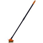 Brosse de nettoyage t�lescopique pour pav�s