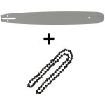 Gt garden - guide 20 pouces (50 cm) avec chane 76 maillons pour trononneuse