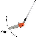 Gt garden - l�ment �lagueuse pour multifonction 4 en 1 et outil sur perche, t�te orientable