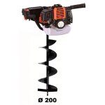 Gt garden - tarière thermique 52 cm3 - 3 cv + mèche 200 mm Gt garden - tarière thermique 52 cm3 - 3 cv + mèche 200 mm