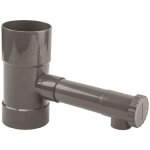Rcuprateur d'eau de pluie gris pour gouttire 80 mm