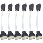 Gu10 support de lampe, douille d'ampoule connecteur, adaptateur pour led et halogène, base en céramique ... Gu10 support de lampe, douille d'ampoule connecteur, adaptateur pour led et halogène, base en céramique ...