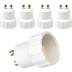 Gu10 vers e14 adaptateur, convertisseur base ampoule gu10 vers e14 support adaptateur prise lampe, puissance ...