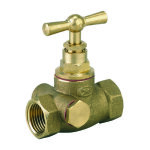 Guareski - robinet d'arr�t laiton n. f. avec purge femelle - femelle 3 / 4