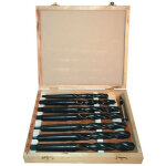 G�de - forets cone morse mk1 et mk2 de 14 � 20 mm - hss en coffret 8 pi�ces