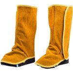 Gutres de soudage en cuir, couvre - bottes et chaussures de soudage rsistants au feu, couvre - pieds ...