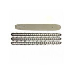 Guide de 30cm + 3 cha�ne de tron�onneuse - 45 entraineurs - pas 3 / 8lp - jauge 0. 50 (1. 3mm)
