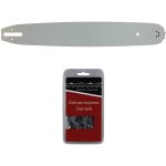 Gt market - guide 40 cm (16 pouces) + chane 60 maillons - compatible trononneuses stihl ms 291, 311 ...