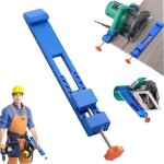 Guide de base rglable pour machine de dcoupe, pince de positionnement pour scie circulaire lectrique, ...