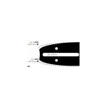 Guide chaine trononneuse homelite 35cm 3 / 8 lp . 050 (1, 3mm).
