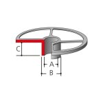 Guides  copier pour dfonceuse makita rp0900 , rp1800, rp2300, rt0700 / taille:7, 7 mm x 9, 5 mm x 11, ...