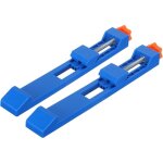 Guide de coupe pour le travail du bois (lot de 2) : guide de base pour scie circulaire, �tau � bord droit, ...