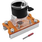 Guide de fraisage 2 - en - 1 pour placards & meubles - base compacte pour dfonceuse - cration de rainures ...