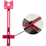 Guide de fraisage / rail de guidage 400mm en aluminium avec base - pour d�fonceuse et menuiserie