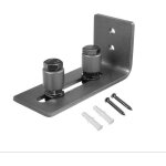 Guide de porte coulissante, guide au sol, guide de rail rglable en acier au carbone pour porte coulissante ...