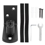 Gistuch - guide de porte de grange coulissante en acier au carbone, guides  rouleaux de sol avec raccords ...