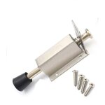 Guide de porte � p�dale 12 - 48 mm en acier inoxydable butoir de porte amortisseur de sol bloque - porte ...