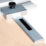 Guide de rail pour scie circulaire �querre de guidage ajustable � 90 degr�s pour travail du bois, syst�me ...