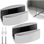 Guide de sol en acier inoxydable porte coulissante en verre guide au sol porte coulissante : 2 pi�ces ...