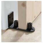 Guide au sol portes coulissantes de la grange montage mural r�glable roulements � billes � guidage noir ...