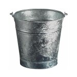 Seau en acier galvanis 13 litres