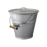 Seau avec couvercle en acier galvanisé 10l guillouard 040125 Seau avec couvercle en acier galvanisé 10l guillouard 040125