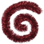 Guirlande de no�l boa large 15 cm rouge longueur 2 m�tres - feeric christmas
