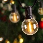 Guirlande guinguette ext�rieure 7. 5m 25 + 1 ampoules guirlande lumineuse avec 2 ampoule de rechange ...