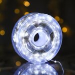 Guirlande lumineuse 500 led, guirlande lumineuse ext�rieure 50m avec 8 modes ip44 �tanche pour terrasse, ...