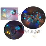 Guirlande lumineuse 8 micro ampoules led dcoration puissante et lumineuse de nol