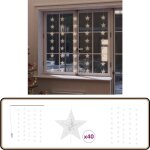 Guirlande lumineuse  toiles led 200led blanc chaud 8fonctions - rideau lumineux - guirlande lumineuse ...