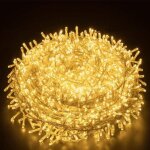 Guirlande lumineuse d'ext�rieur 10 m 100 led blanc chaud, protection ip44, guirlande lumineuse de no�l ...