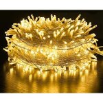 Guirlande lumineuse ext�rieur 100m 600 led, lumi�re no�l avec t�l�commande, 8 modes & minuterie auto, ...