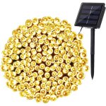 Guirlande lumineuse exterieur solaire, 22m 200 led noel lumineuse solaire 8 modes etanche lumi�re lampe ...