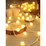 Guirlande lumineuse exterieure, 10m 80 leds guirlande lumineuse led � pile, �tanche ip65, chambres, no�l ...