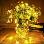 Guirlande lumineuse flocon de neige, 6m 40 led, 2 modes monochrome et brillant guirlande lumineuse intérieur, ... Guirlande lumineuse flocon de neige, 6m 40 led, 2 modes monochrome et brillant guirlande lumineuse intérieur, ...