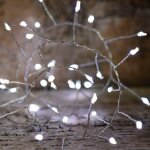 Guirlande lumineuse grappe blanc pur 9m