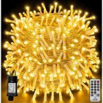 Guirlande lumineuse led 100m 1000led, guirlande lumineuse de nol ip44 tanche avec tlcommande et minuterie, ...