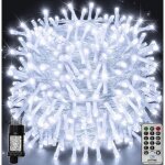 Guirlande lumineuse led 100m 1000led, guirlande lumineuse de no�l ip44 �tanche avec t�l�commande et minuterie, ...