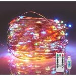 Guirlande lumineuse � led, 20m 200leds usb guirlande led etanche, imperm�able ip65 multicolore exterieur ...