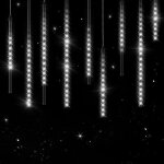 Guirlande lumineuse led 8, 6 m 480 led effet pluie de m�t�orites gouttes diamants stalactite ip 44 int�rieur ...