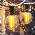 Guirlande lumineuse led en alliage g40, 25 lumières, décoration de noël, halloween, étanche, pour camping ... Guirlande lumineuse led en alliage g40, 25 lumières, décoration de noël, halloween, étanche, pour camping ...